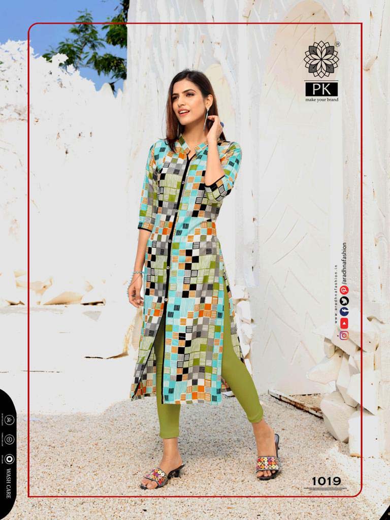 Pk Lifestyle Vol-2 Rayon Print Wholesale Kurti Pk Lifestyle Vol-2 Rayon Print Wholesale Kurti